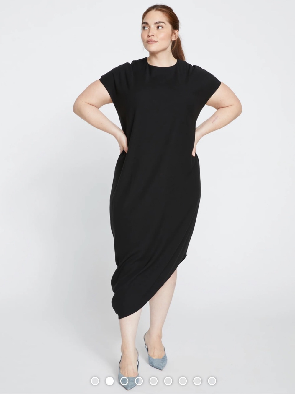 Universal Standard Iconic Geneva Midi Dress In Black